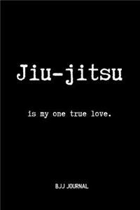 Jiu-jitsu is my one true love. BJJ Journal