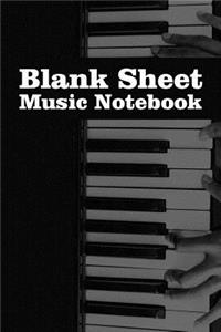 Blank Sheet Music Notebook