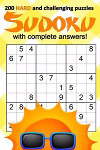 200 HARD and challenging Sudoku puzzles with answers