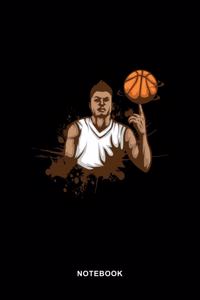 Basketball Sports Art Graphic Notebook