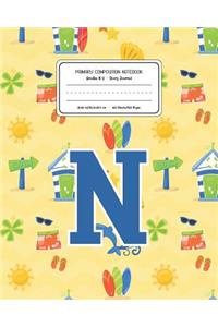 Primary Composition Notebook Grades K-2 Story Journal N