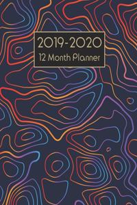 2019-2020 12 Month Planner