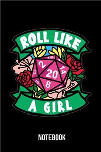 Roll Like A Girl - Notebook
