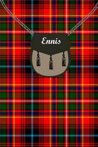 Ennis Clan Tartan Journal/Notebook