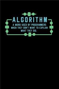 Algorithm A Word Used By Programmers When They Don't Want To Explain What They Did