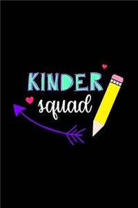 Kinder Squad: Student Writing Journal With Blank Lined Pages - WIDE RULED - Class Notes Composition Notebook for Girls