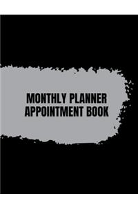 Monthly Planner Appointment Book