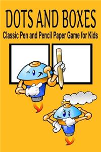 Dots and Boxes Classic Pen and Pencil Paper Game for Kids