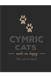 Cymric Cats Make Me Happy You Not So Much