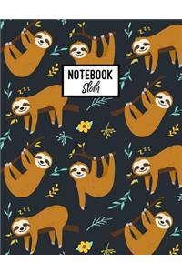 Sloth Notebook
