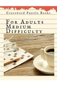 Crossword Puzzle Books For Adults Medium Difficulty