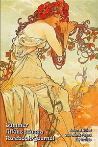 Summer - Alfons Mucha - Notebook/Journal