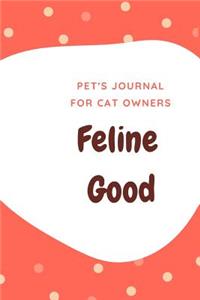 Pet's Journal For Cat Owners