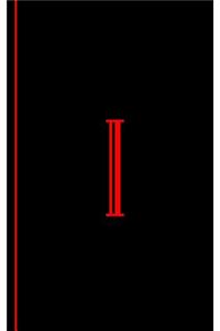 Monogram Letter I Journal