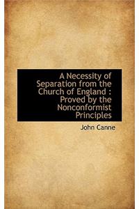 A Necessity of Separation from the Church of England