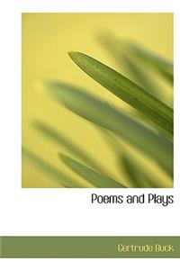 Poems and Plays