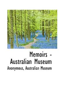 Memoirs - Australian Museum