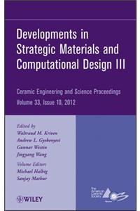 Developments in Strategic Materials and Computational Design III, Volume 33, Issue 10