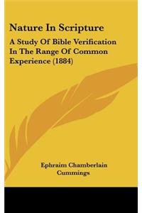 Nature in Scripture