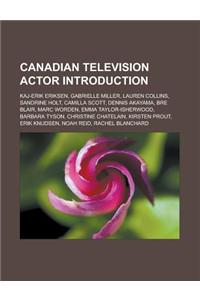 Canadian Television Actor Introduction