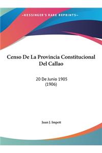 Censo de La Provincia Constitucional del Callao