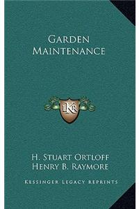 Garden Maintenance