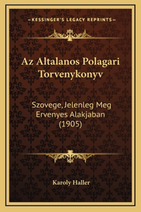 Az Altalanos Polagari Torvenykonyv
