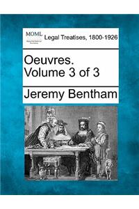 Oeuvres. Volume 3 of 3