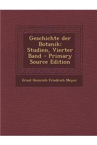 Geschichte Der Botanik