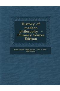 History of Modern Philosophy