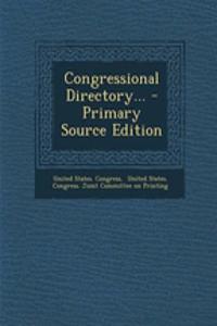 Congressional Directory...