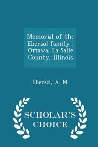 Memorial of the Ebersol Family