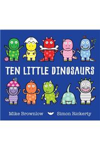 Ten Little Dinosaurs