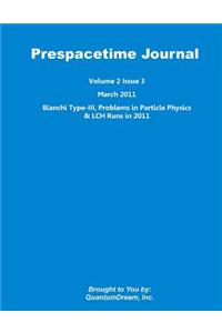 Prespacetime Journal Volume 2 Issue 3