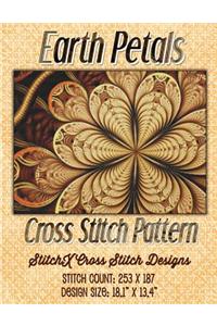 Earth Petals Cross Stitch Pattern