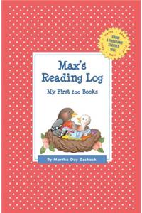 Max's Reading Log
