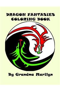 Dragon Fantasies Coloring Book