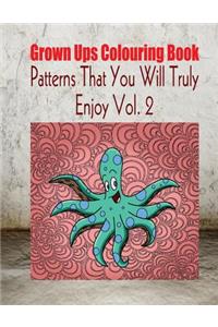 Grown Ups Colouring Book Patterns That You Will Truly Enjoy Vol. 2 Mandalas