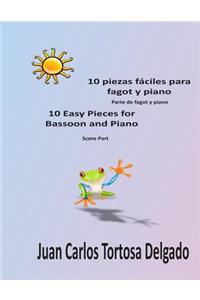 10 piezas fáciles para fagot y piano.
