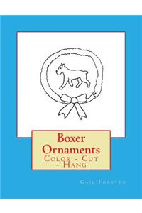 Boxer Ornaments