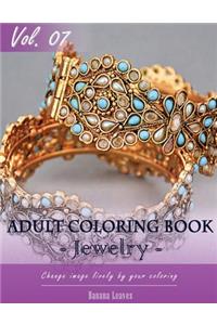Jewelry Coloring Book for Stress Relief & Mind Relaxation, Stay Focus Treatment