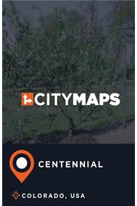 City Maps Centennial Colorado, USA