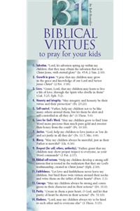 31 Biblical Virtues to Pray for Your Kids 50-Pack