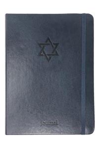 Star of David Essential Journal (Navy Leatherluxe(r))