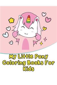 my little pony coloring books for kids
