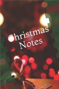 Christmas Themed Blank Journal