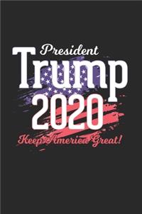 Pesident Trump 2020 Keep America Great!