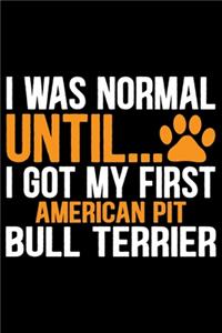 I Was Normal Until I Got My First American Pit Bull Terrier
