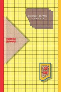 Graph Paper Notebook 8.5 x 11 IN, 21.59 x 27.94 cm