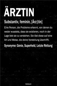 Ärztin Notizbuch